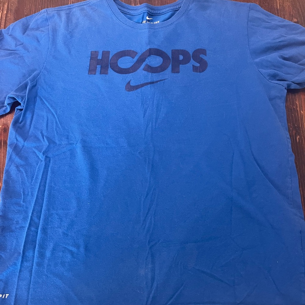 Nike Hoops Infinity Men’s Royal Blue Hoops Graphic Tee